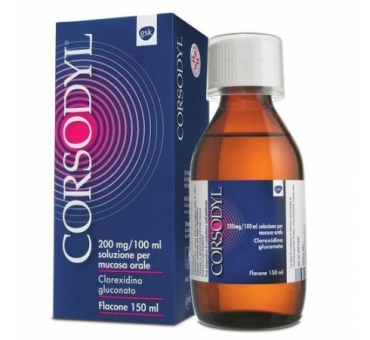 Corsodyl soluz150ml200mg/100