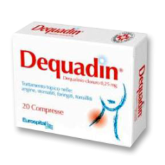 Dequadin 20 compresse 0,25mg