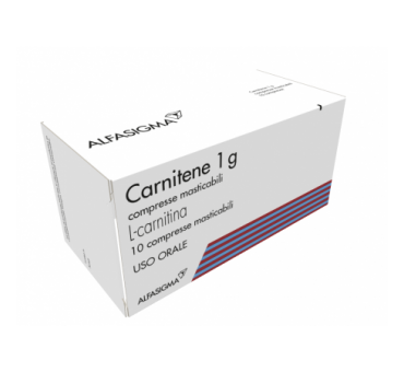 Carnitene 10 compresse mast 1g