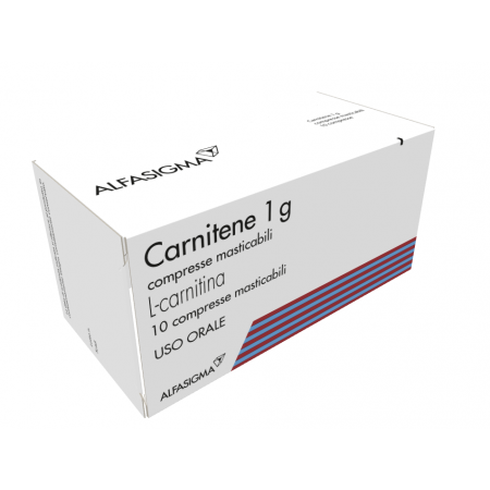 Carnitene 10 compresse mast 1g