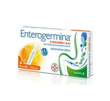 Enterogermina 20 Flaconi 4 Miliardi da 5ml