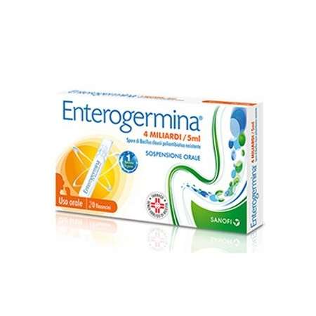 Enterogermina 20 Flaconi 4 Miliardi da 5ml