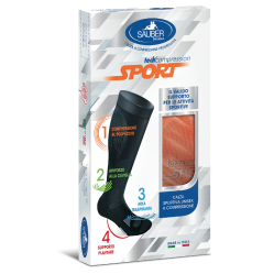 Sauber Sport Calza Arancio Fluo Taglia M