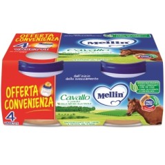 Mellin omog cavallo 4x80g