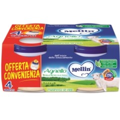 Mellin omog agnello 4x80g