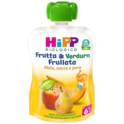 HiPP Bio Frutta e Verdura Frullata Mela, Pera e Zucca 90g