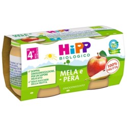 HiPP Omogeneizzato Biologico Mela e Pera 2 x 80 g