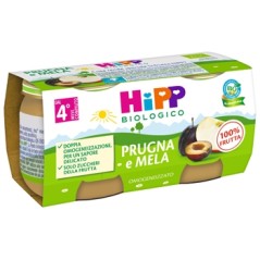 Hipp bioomogprugna/mela2x80g