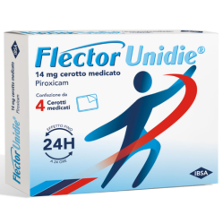 Flector Unidie 4 Cerotti Medicati 14 mg – Antinfiammatorio e Antidolorifico a Lunga Durata