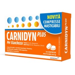 Carnidyn Plus Integratore Energetico 18 Compresse Masticabili