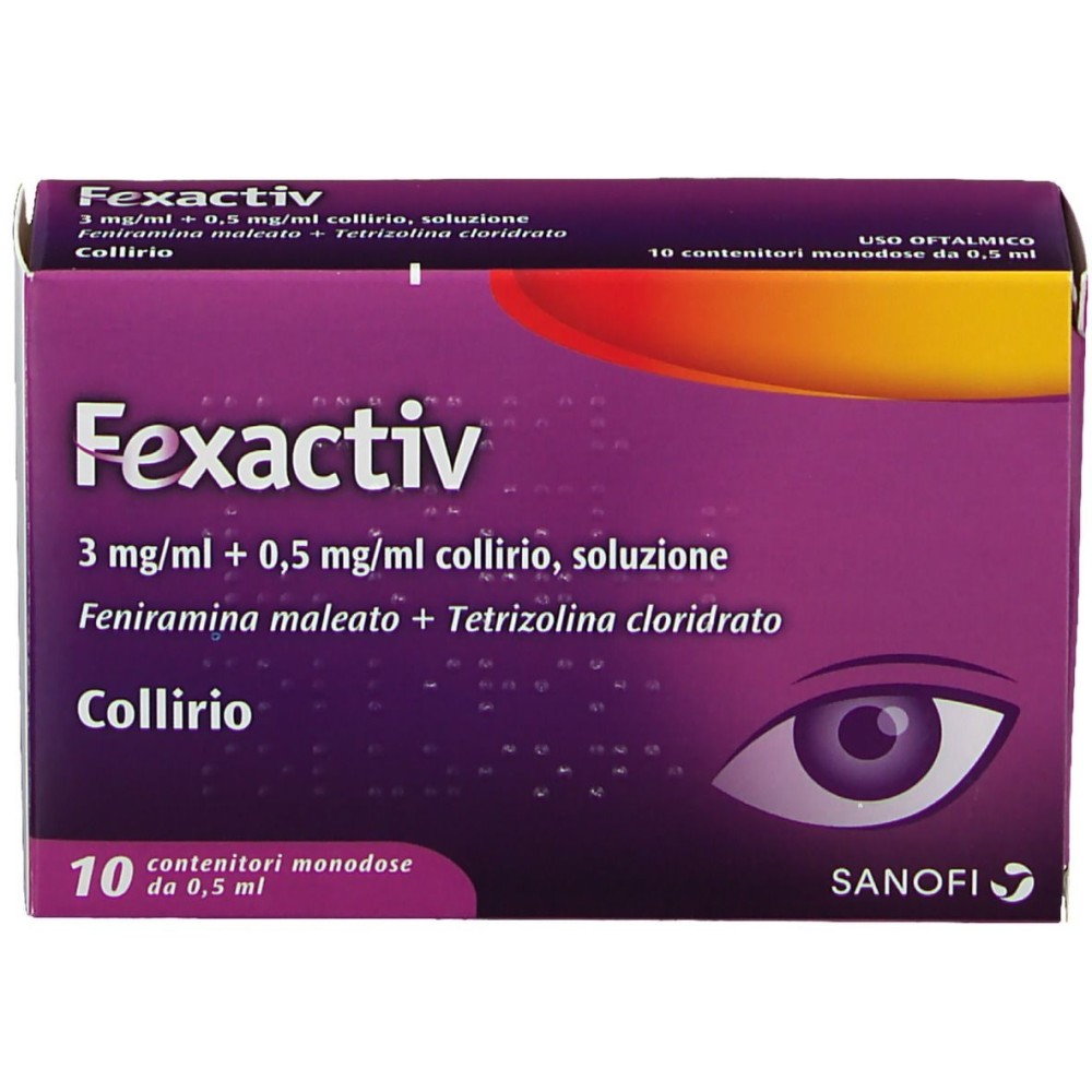 Fexactiv Collirio 10 flaconi 0,5ml Monodose