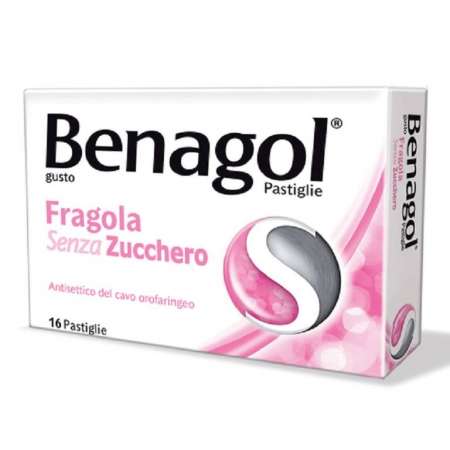 Benagol 16 Pastiglie Alla Fragola Senza Zucchero