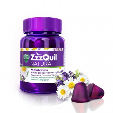 Vicks Zzzquil Natura Integratore Alimentare 30 Pastiglie Gommose Vicks Zzzquil Natura Integratore Alimentare 30 Pastiglie Gommose