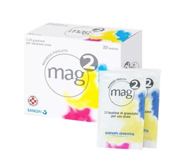 Mag 2 Granulato 20 Bustine 2,25g – Integratore di Magnesio per Stanchezza e Crampi