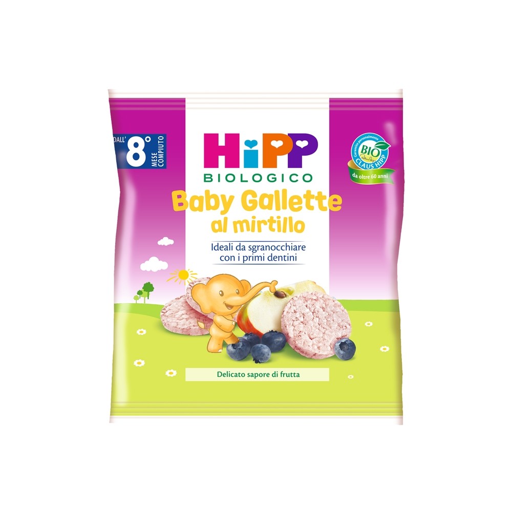 Hipp Baby Gallette Riso Mirtillo