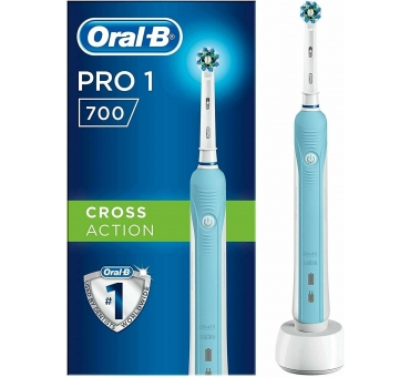 Oral B power PRO 1 700 CrossAction Spazzolino Elettrico Ricaricabile