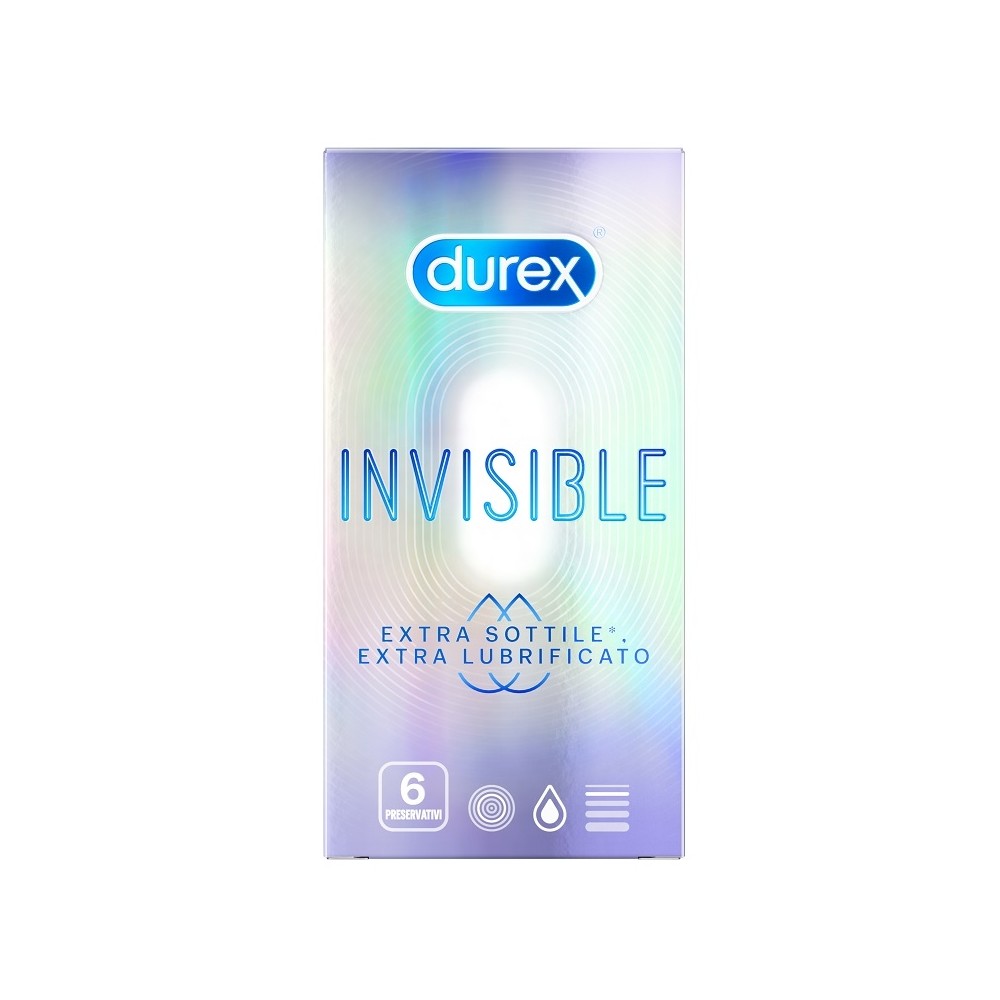 Durex invisible extralubr6pz