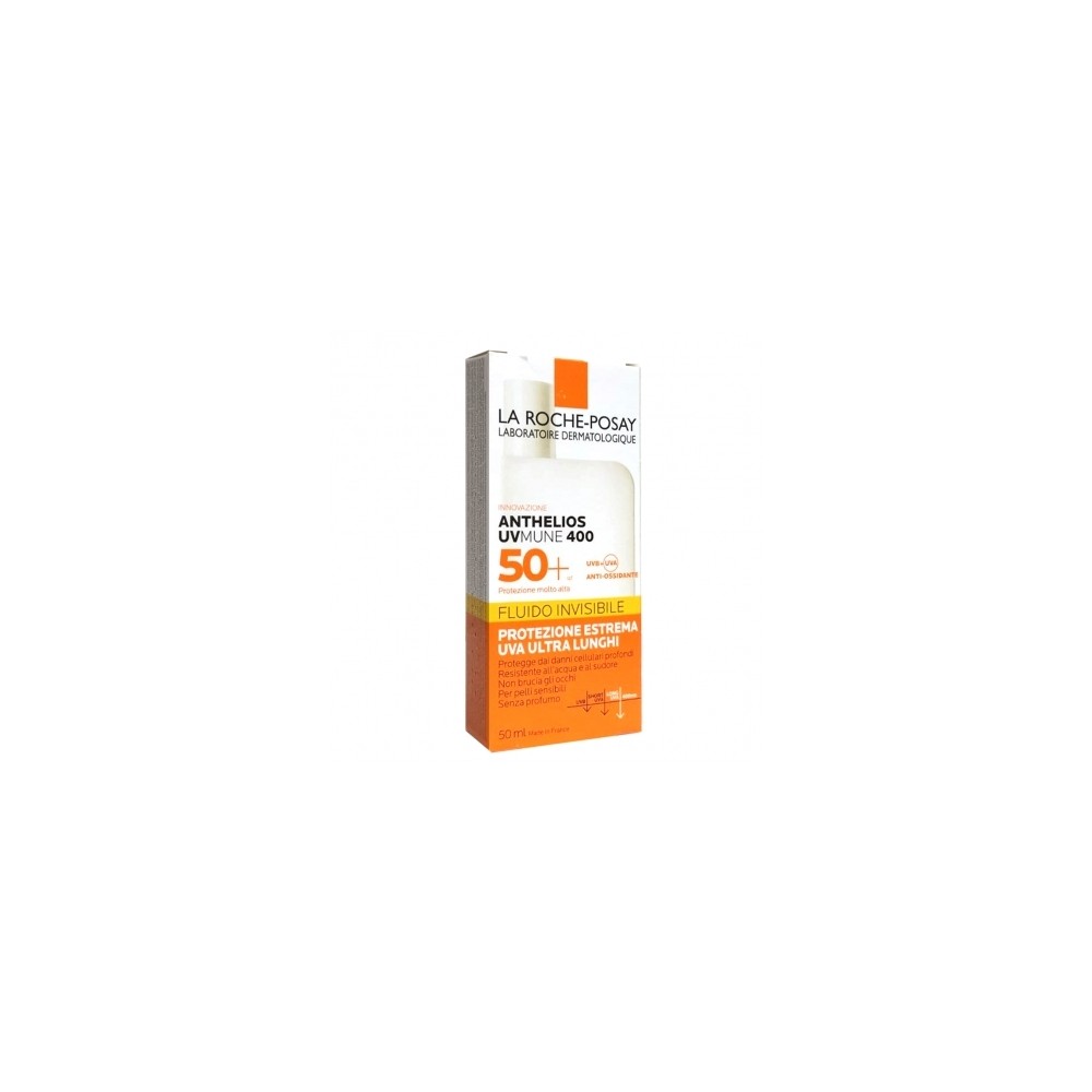 La Roche-Posay Anthelios UVMune 400 Fluido Invisibile Senza Profumo Viso 50ml SPF50+ La Roche-Posay Anthelios UVMune 400 Fluido Invisibile Senza Profumo Viso 50ml SPF50+