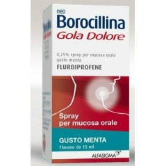 Neoborocillina Gola Dolore Spray Menta 15ml