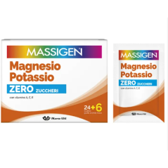 Massigen Magnesio E Potassio Senza Zucchero 24+6 Bustine