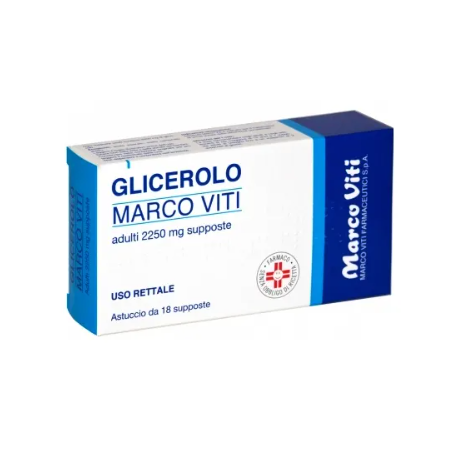 Glicerolo Marco Viti Ad 18 Supposte 2250mg