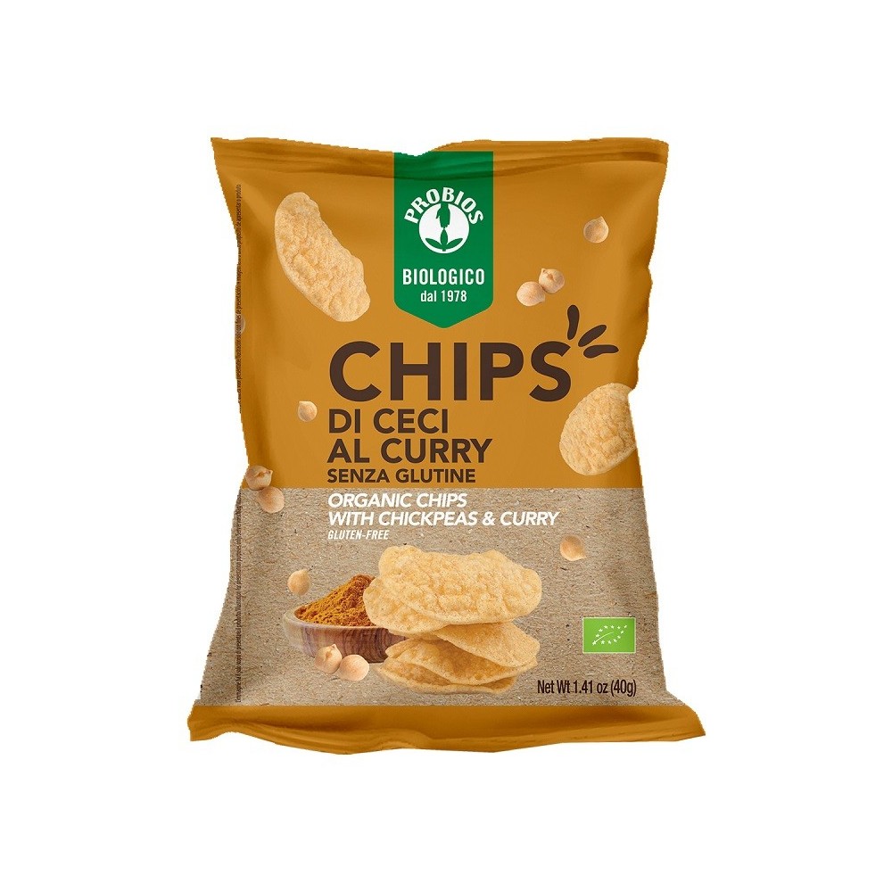 Probios chips ceci curry 40g