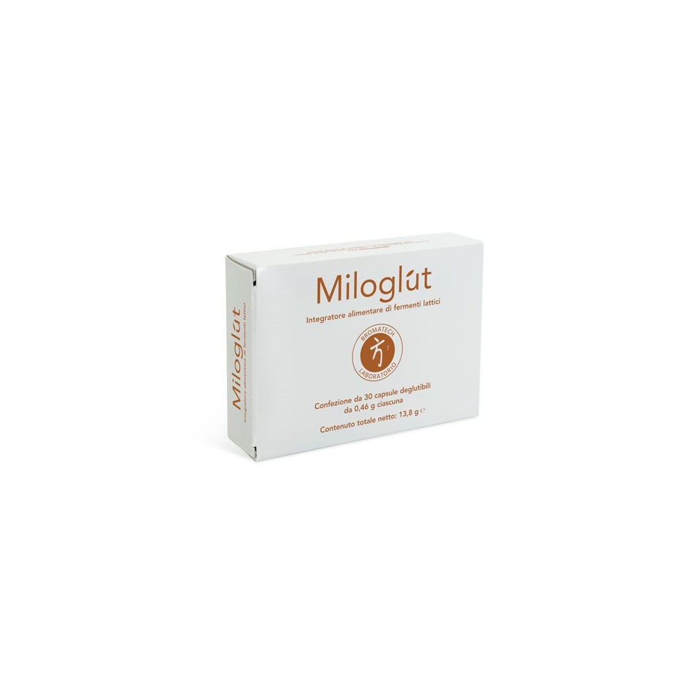 Miloglut 30 Capsule - Per Flora Intestinale e Sensibilità al Glutine