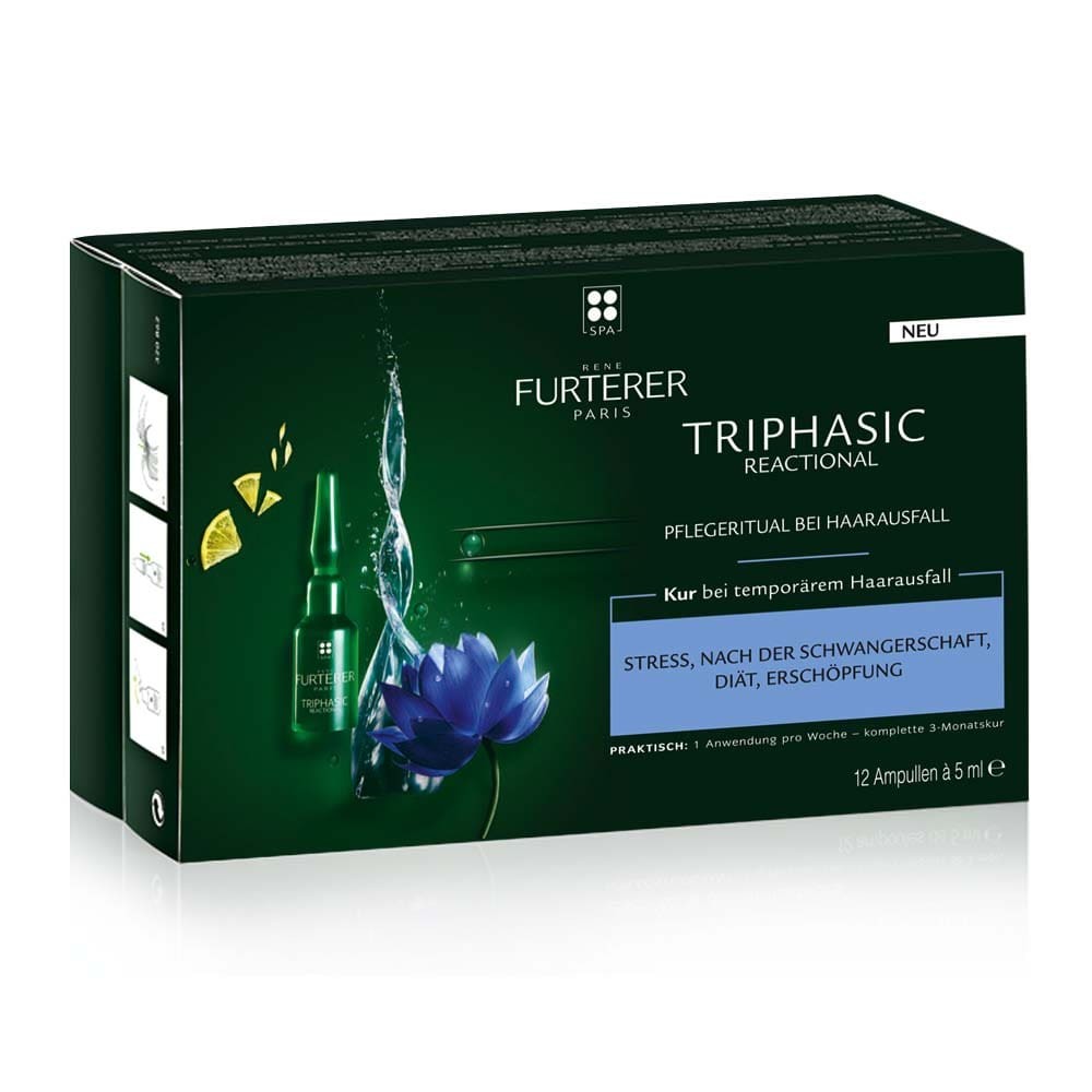 Renè Furterer Triphasic Reactional Trattamento Anticaduta Capelli 12 Ampolle