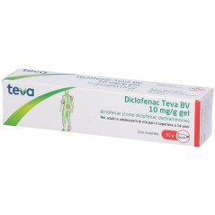 Diclofenac tevagel100g20mg/g