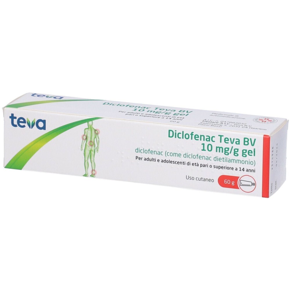 Diclofenac tevagel100g20mg/g