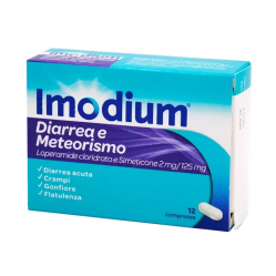 Imodium diarrea emeteor 12 compresse