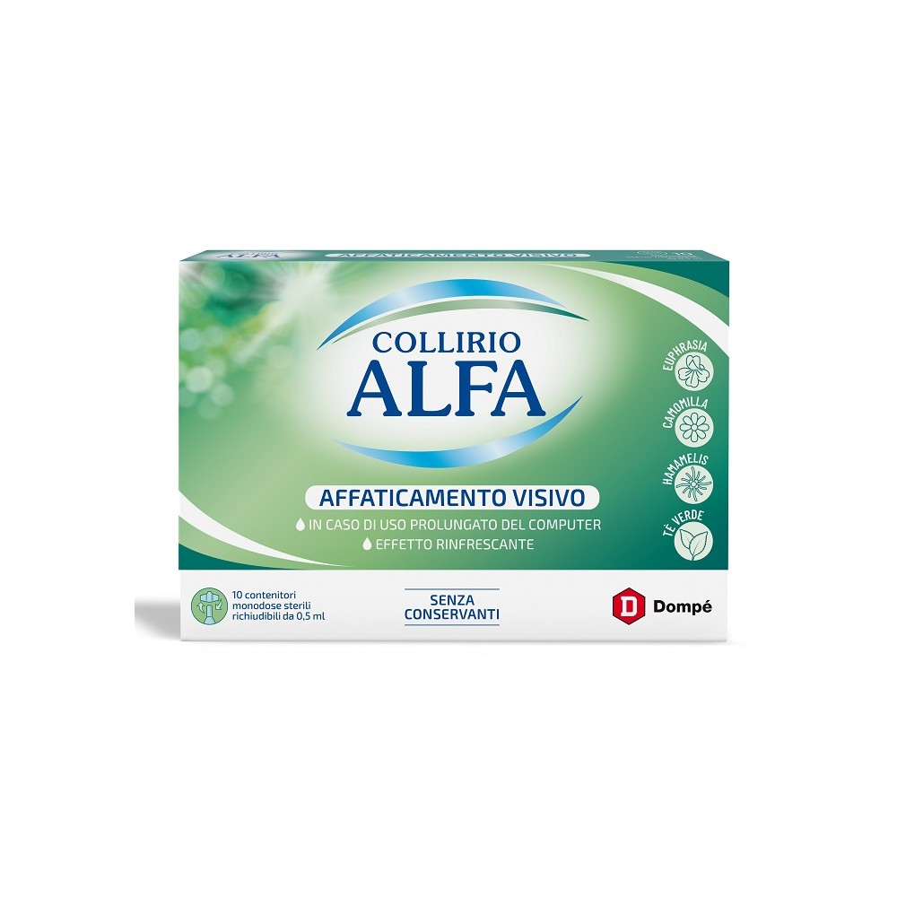 Collirio Alfa Affaticamento Visivo 10 Monodosi