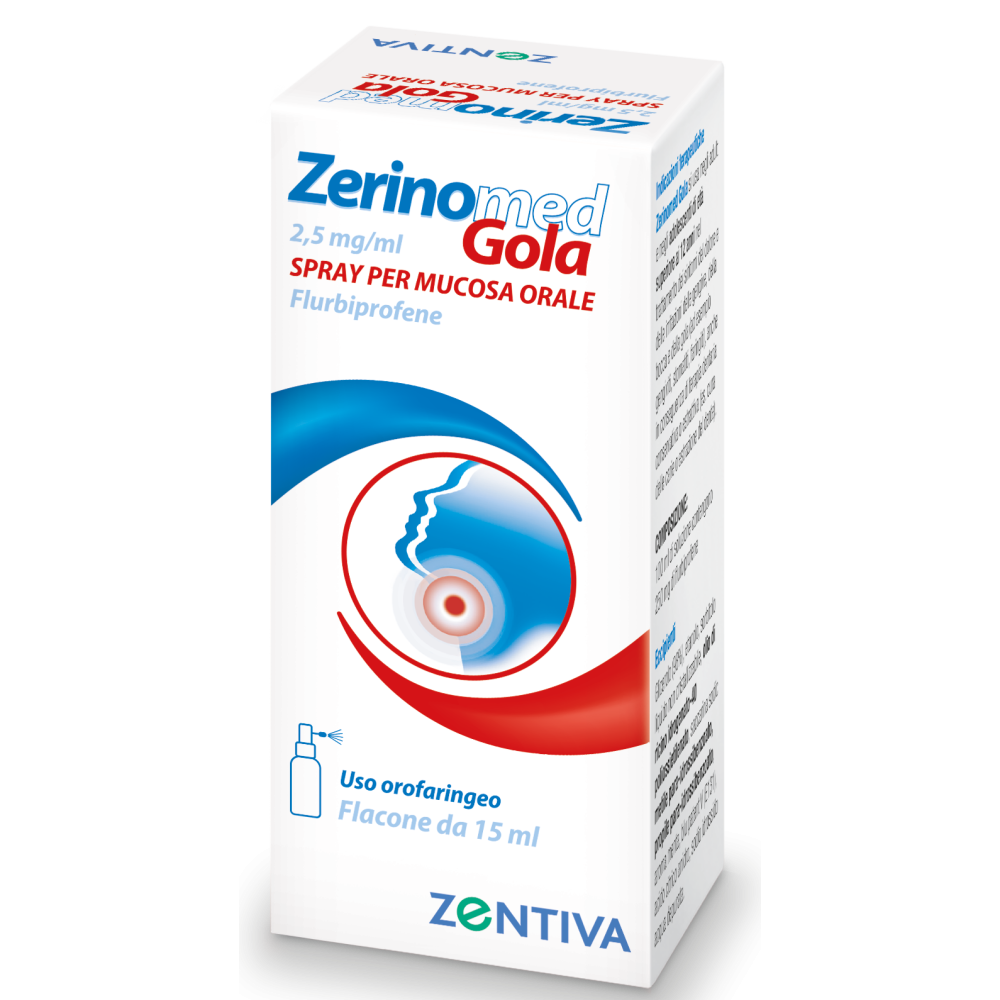 Zerinomed gola spray orale 15ml