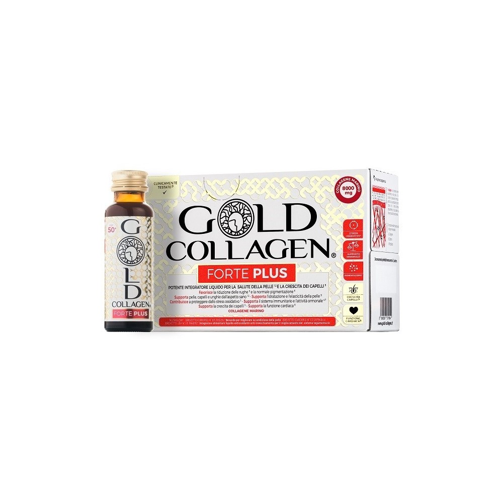 Gold collagen forte plus 10 flaconi