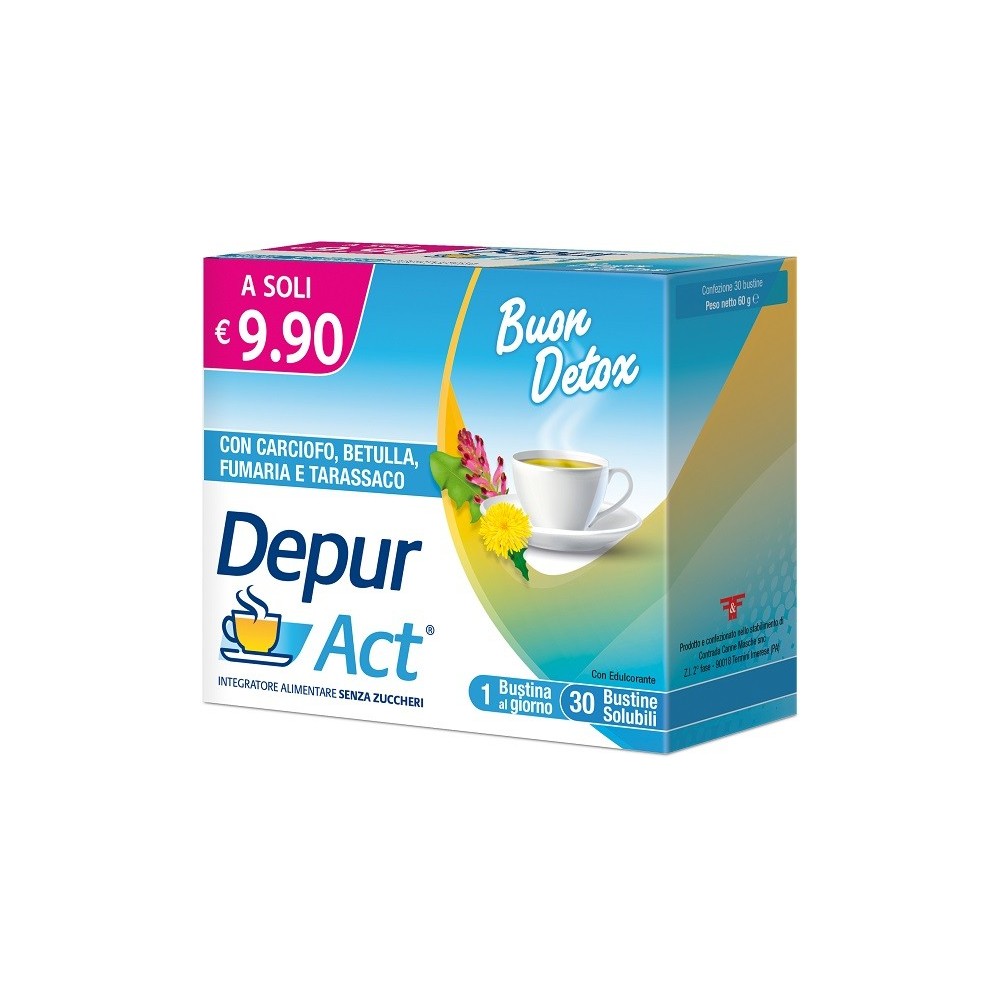 Depur act 30 bustine solubilis/z