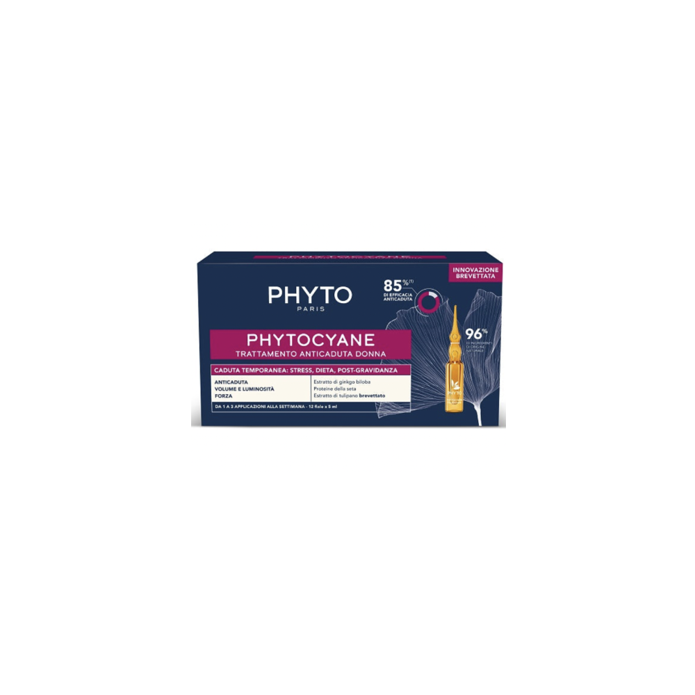 Phyto Phytocyane Trattamento Anticaduta Temporanea Donna Phyto Phytocyane Trattamento Anticaduta Temporanea Donna