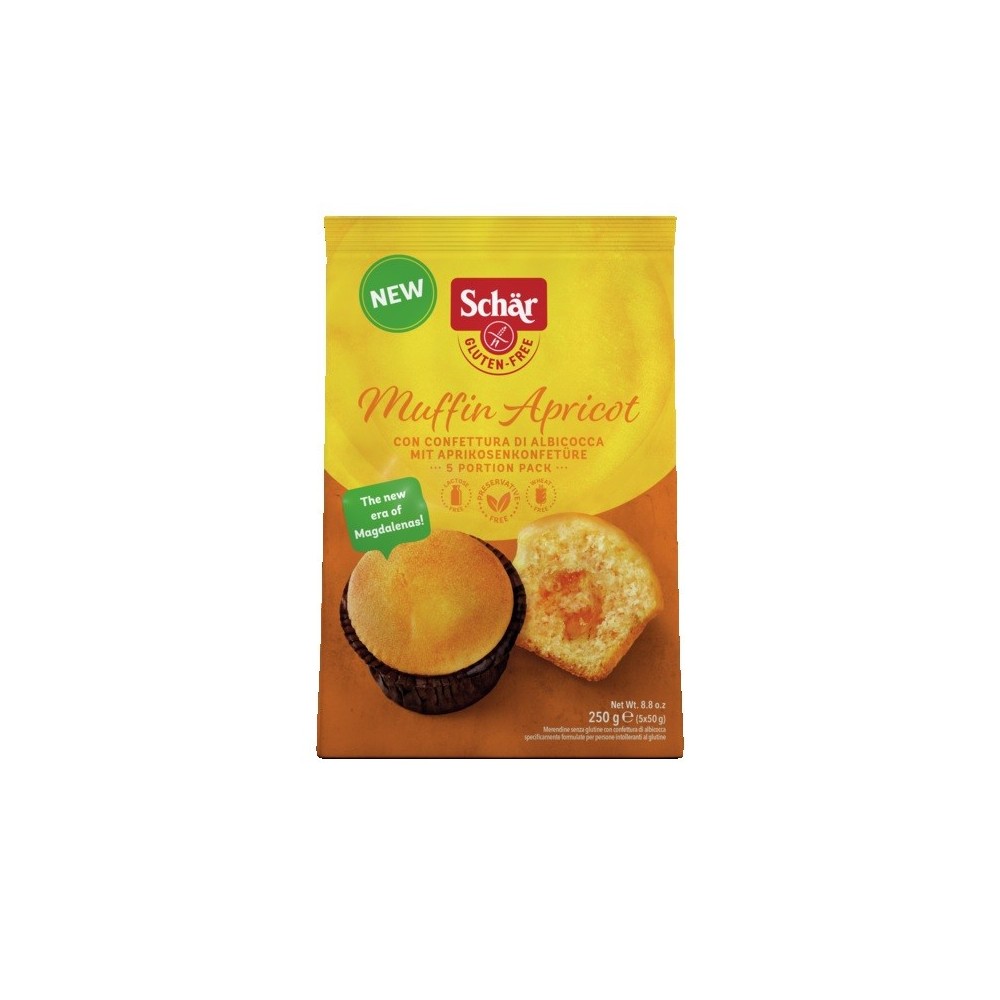 Schar muffin apricot 5pz