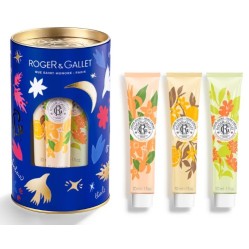 R&G Set Natale 3 Creme Mani di Benessere: Néroli, Bois d'Orange, Fleur d'Osmanthus