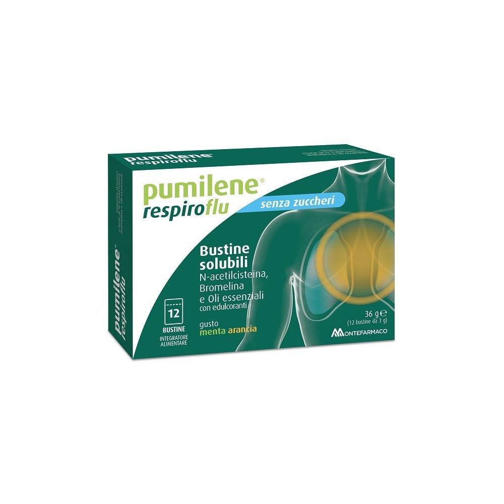 Pumilene respiroflu 12 bustine