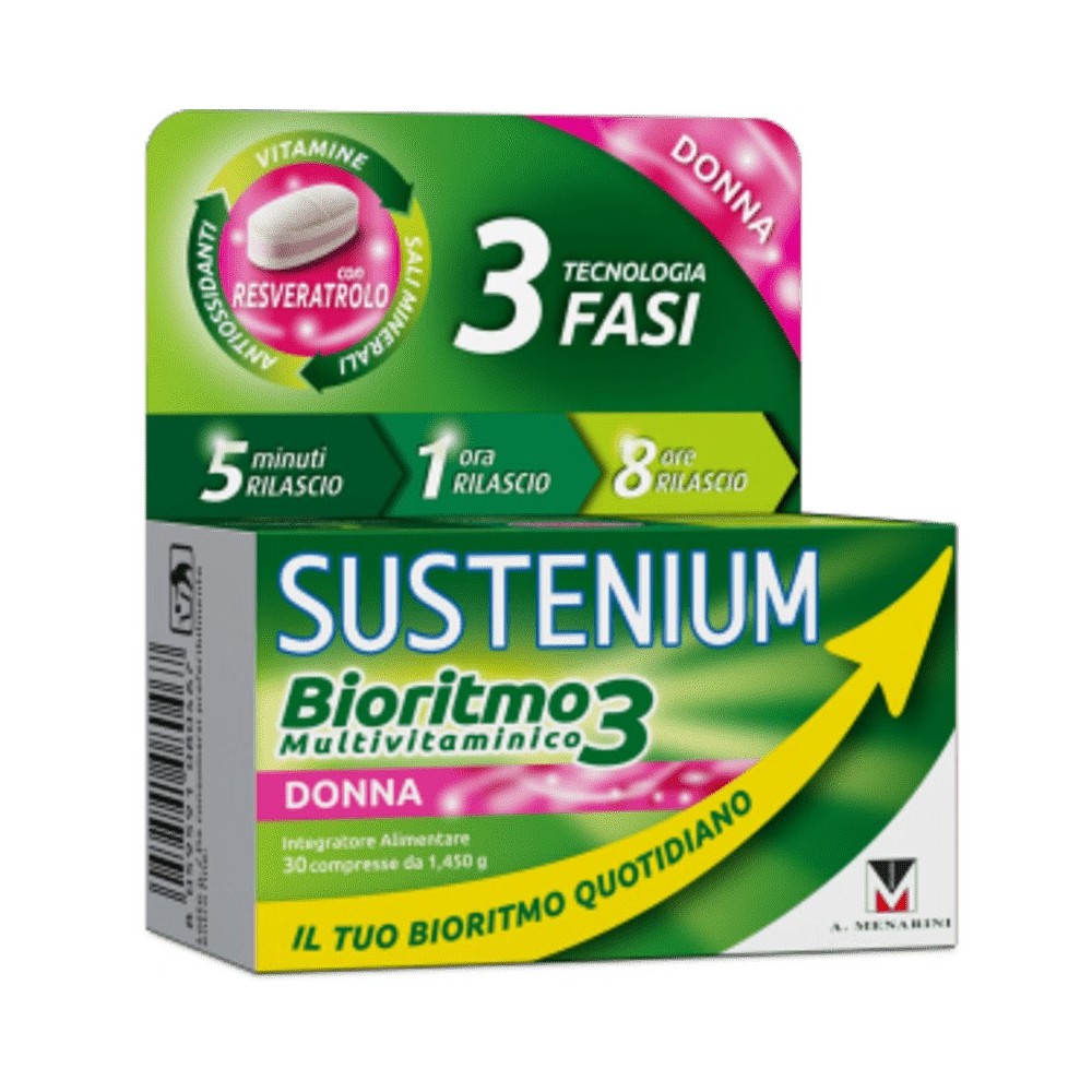 Sustenium Bioritmo 3 Multivitaminico Donna 30 Compresse