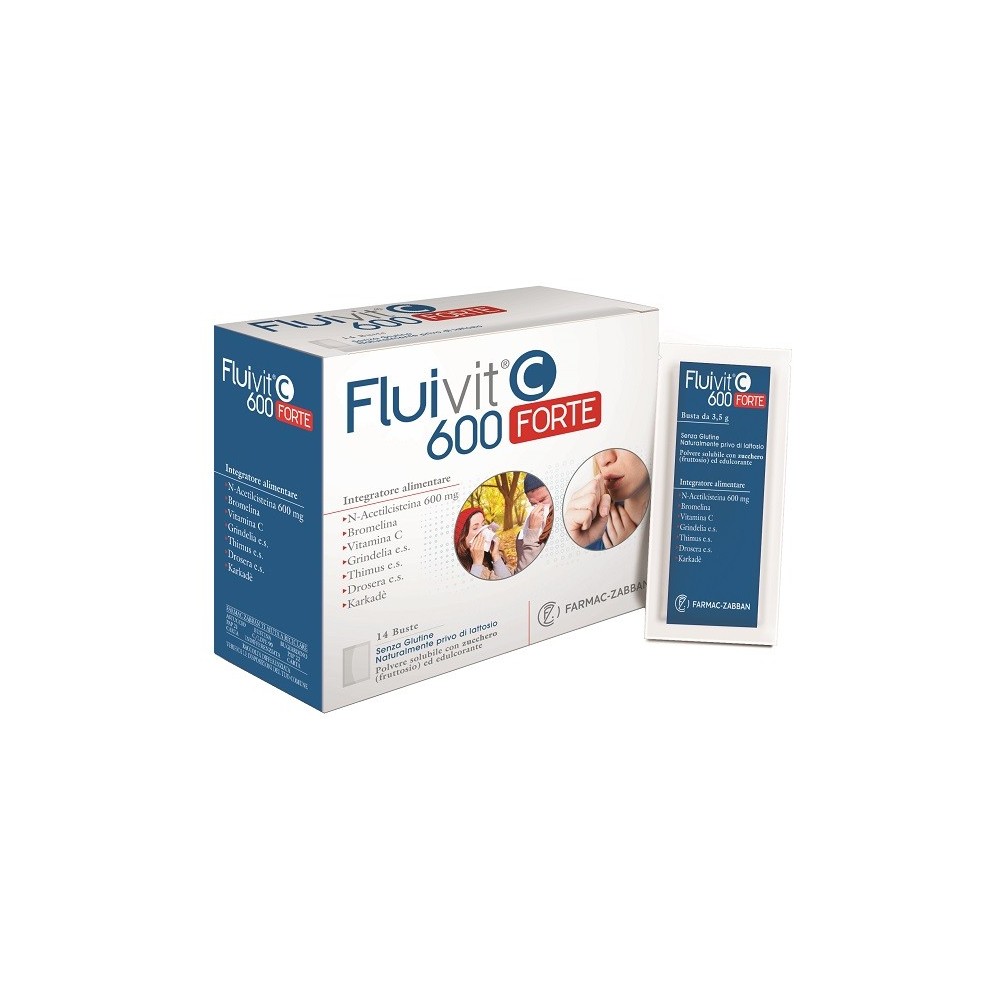 Fluivit c 600 forte 14 bustine