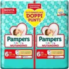 Pampers bd mut xl duo 26pz