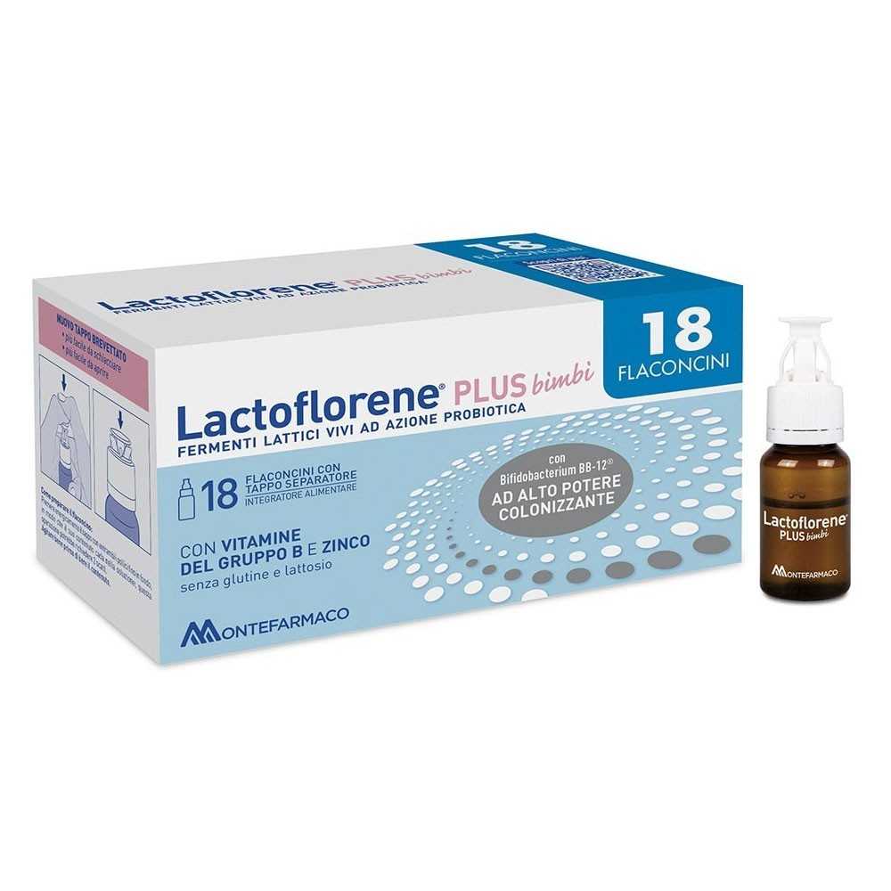 Lactoflorene Plus Bimbi Fermenti Lattici: 18 Flaconcini