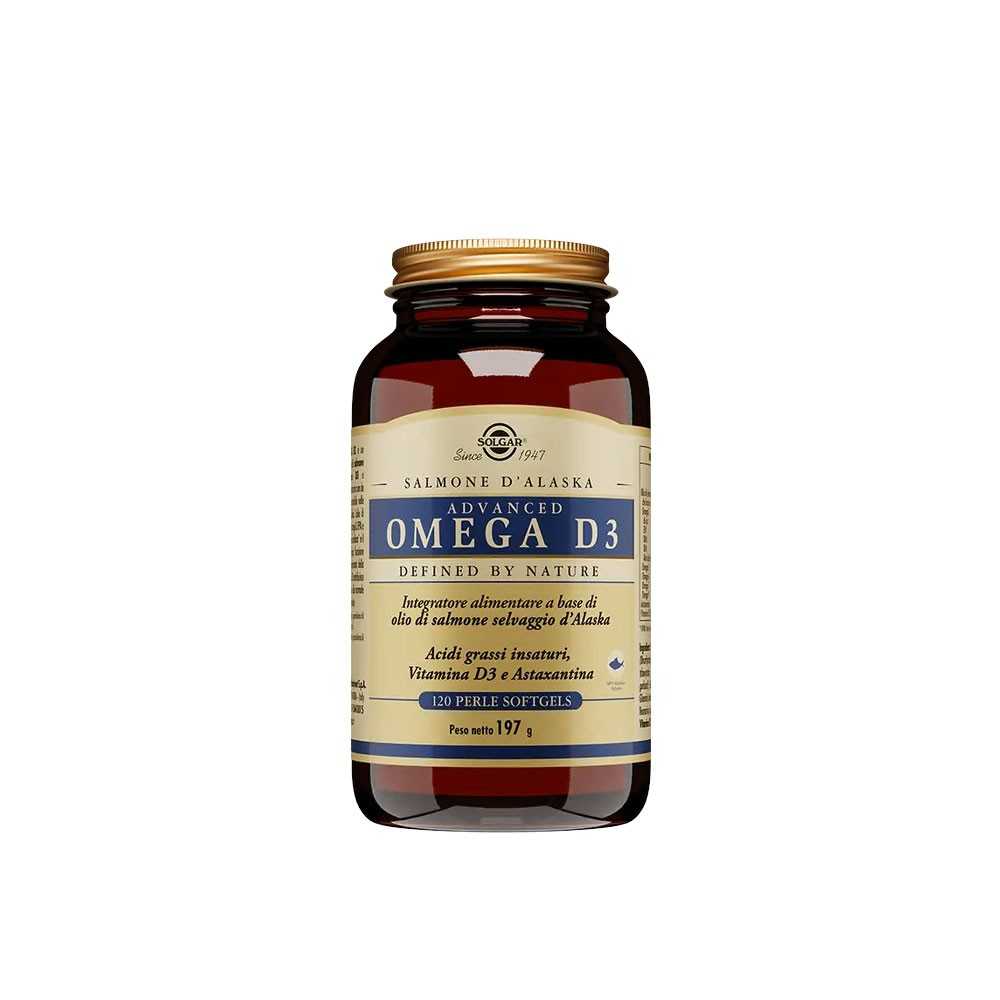 Advanced Omega D3 120 Perle: Integratore Omega 3 e D3 | Cuore, Mente, Ossa