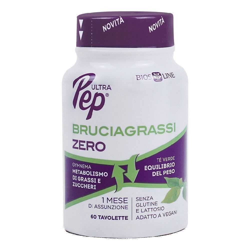 Ultra Pep Brucia Grassi Zero 60 Tav: Integratore Termogenico Dimagrante Senza Zuccheri