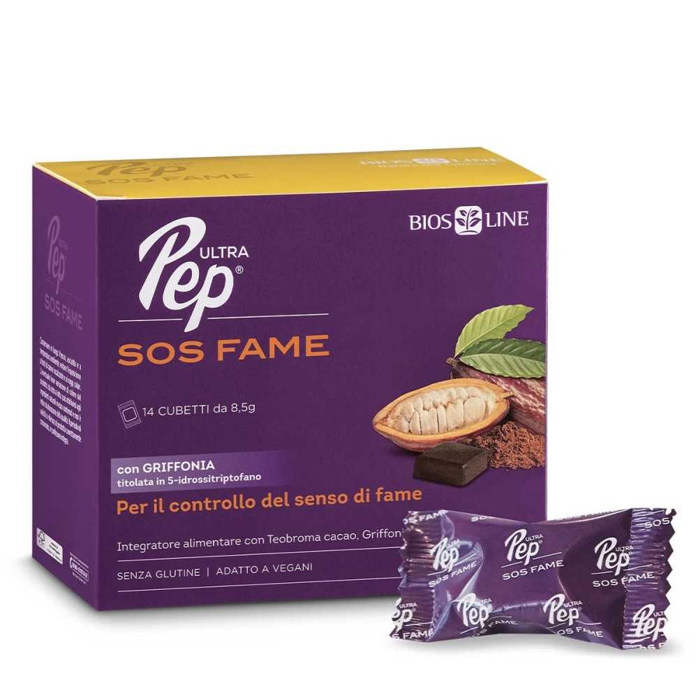 Ultra Pep SOS Fame 14 Cubetti: Spezza Fame Naturale e Veloce | Controllo Appetito