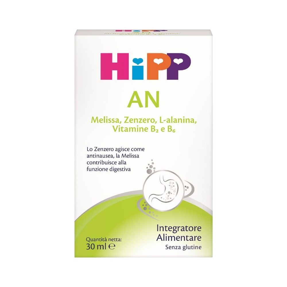 Integratore Digestivo HIPP AN 30 ml – Melissa, Zenzero & Vitamine B2/B6