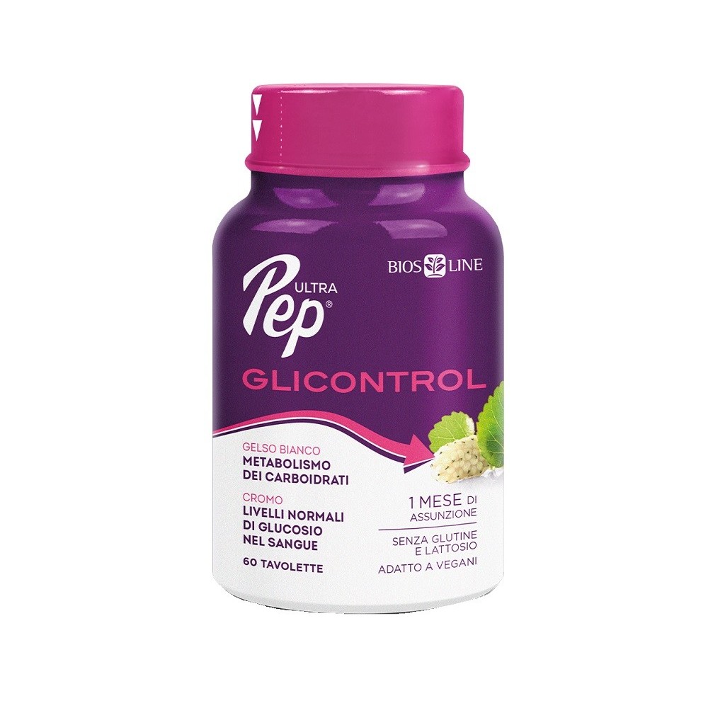 Ultra Pep Glicontrol 60 Tavolette – Supporto per Glicemia e Metabolismo