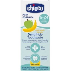 Chicco Dentifricio Mela-Banana 6 Mesi+ con Fluoro 50 ml