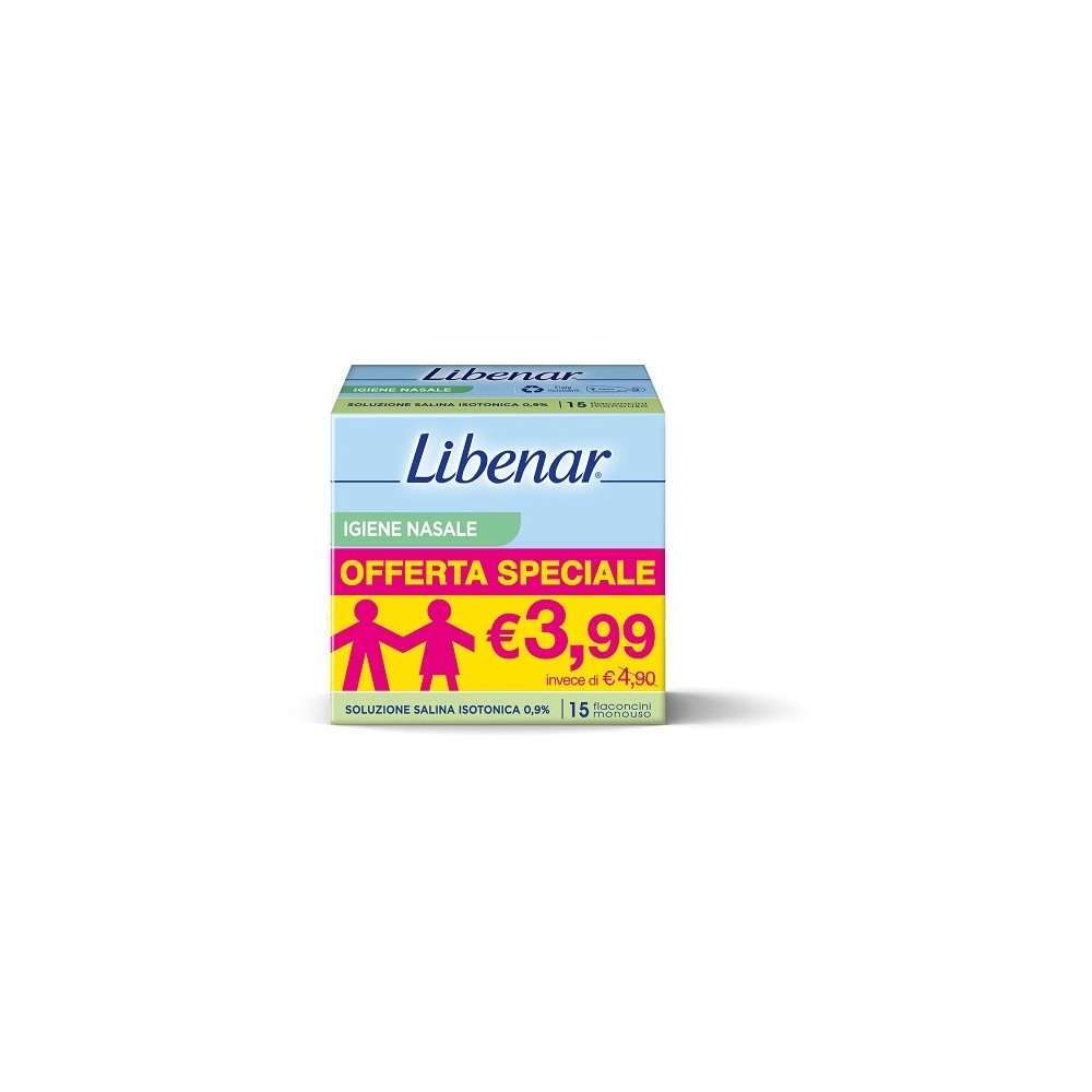 Libenar 15 Flaconi 5ml Soluzione Isotonica